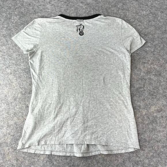 Marc Cain Designer Women’s White Circus Beaded Appliqué T-Shirt Size 6 - Picture 2 of 5